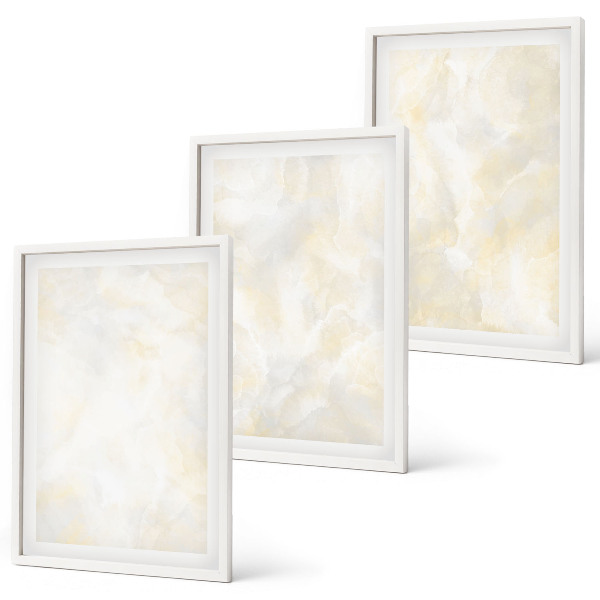 Composição de quadros moderna design de pintura com textura brilhante