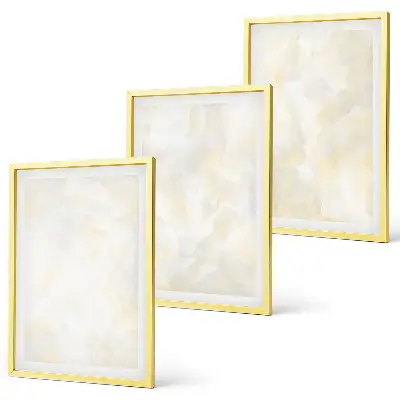 Composição de quadros moderna com design de pintura com textura brilhante