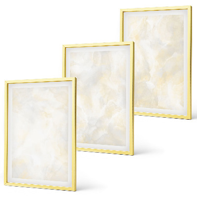 Composição de quadros moderna design de pintura com textura brilhante