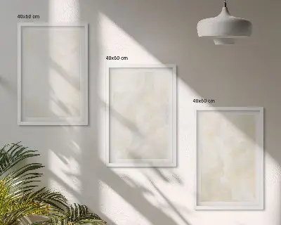 Composição de quadros moderna com design de pintura com textura brilhante
