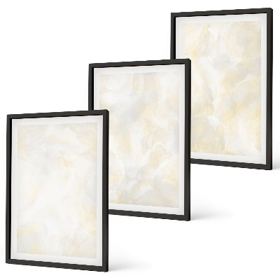 Composição de quadros moderna design de pintura com textura brilhante