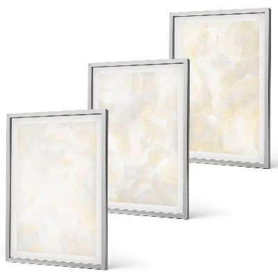 Composição de quadros moderna design de pintura com textura brilhante