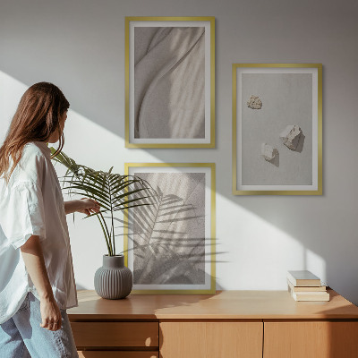 Composição de quadros moderna Detalhes da estrutura em estilo boho