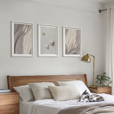 Composição de quadros moderna Detalhes da estrutura em estilo boho
