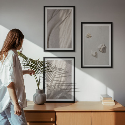 Composição de quadros moderna Detalhes da estrutura em estilo boho