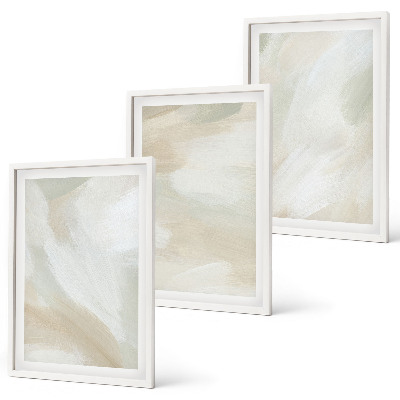 Conjunto de quadros para sala de estar minimalismo na textura da tinta