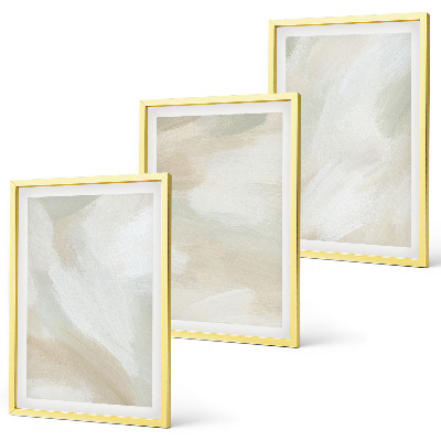 Conjunto de quadros para sala de estar minimalismo na textura da tinta
