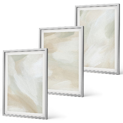 Conjunto de quadros para sala de estar minimalismo na textura da tinta