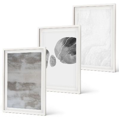 Conjunto de quadros para sala de estar Estruturas modernas abstratas