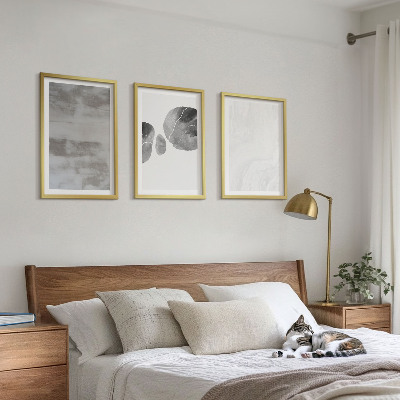 Conjunto de quadros para sala de estar Estruturas modernas abstratas