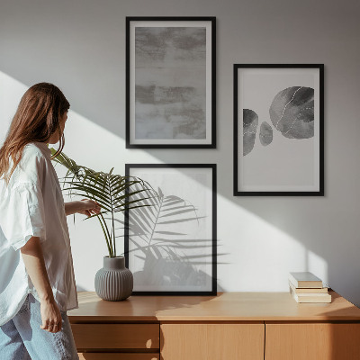 Conjunto de quadros para sala de estar Estruturas modernas abstratas