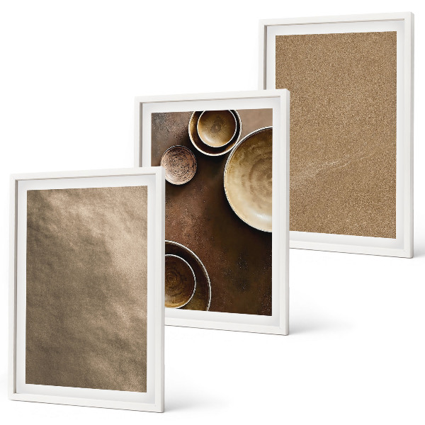 Composição de quadros moderna Estruturas minimalistas de pedra