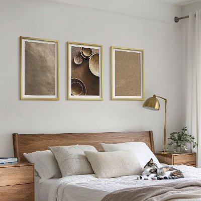 Composição de quadros moderna Estruturas minimalistas de pedra