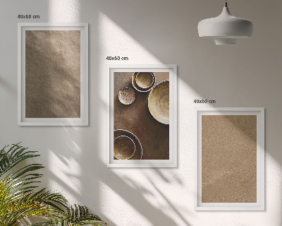 Composição de quadros moderna Estruturas minimalistas de pedra