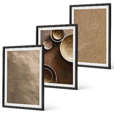 Composição de quadros moderna Estruturas minimalistas de pedra