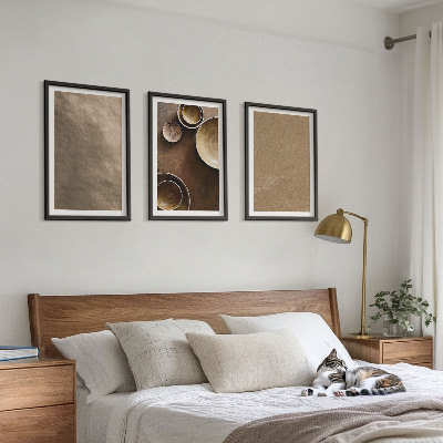 Composição de quadros moderna Estruturas minimalistas de pedra