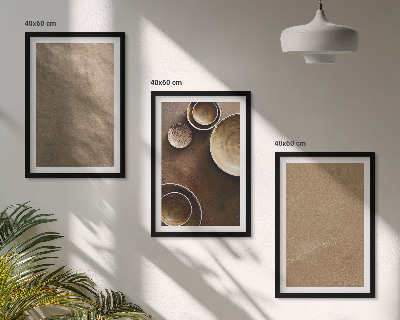 Composição de quadros moderna Estruturas minimalistas de pedra