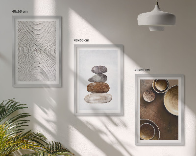 Conjunto de quadros para sala de estar Texturas na arte moderna