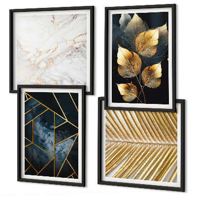 Composição de quadros Padrões de plantas modernos