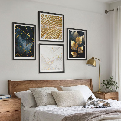 Composição de quadros Padrões de plantas modernos