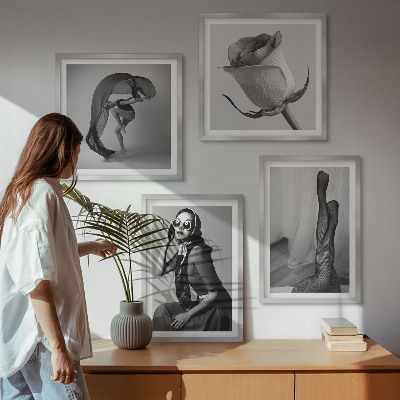 Composição de quadros Retratos elegantes de mulheres sofisticadas