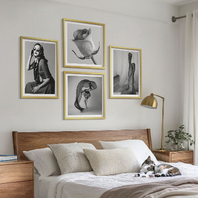 Composição de quadros Retratos elegantes de mulheres sofisticadas