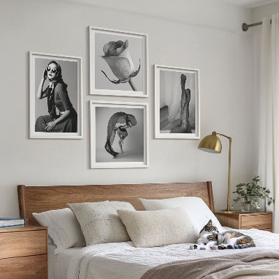 Composição de quadros Retratos elegantes de mulheres sofisticadas