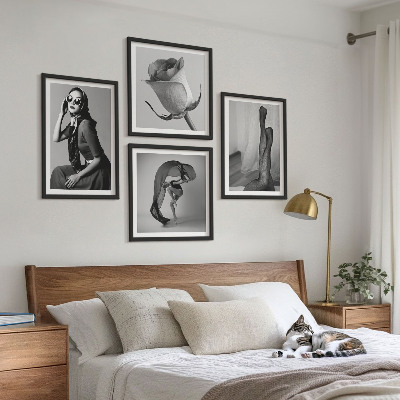 Composição de quadros Retratos elegantes de mulheres sofisticadas