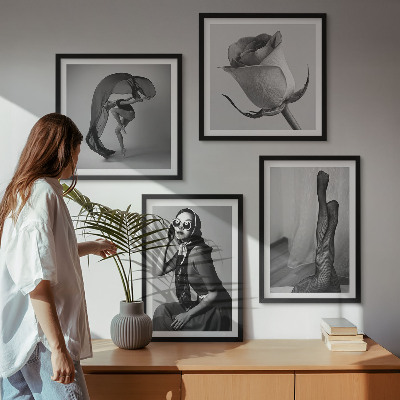 Composição de quadros Retratos elegantes de mulheres sofisticadas