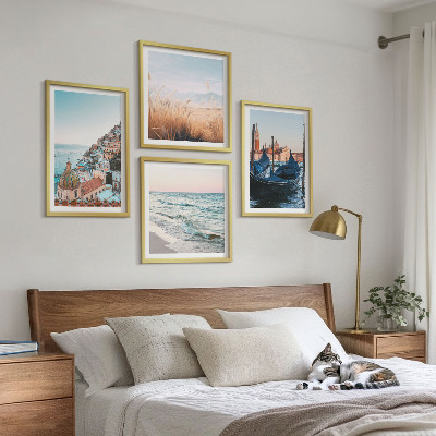 Composição de quadros Vistas marítimas de Veneza