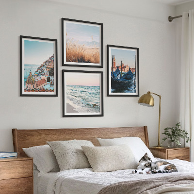 Composição de quadros Vistas marítimas de Veneza