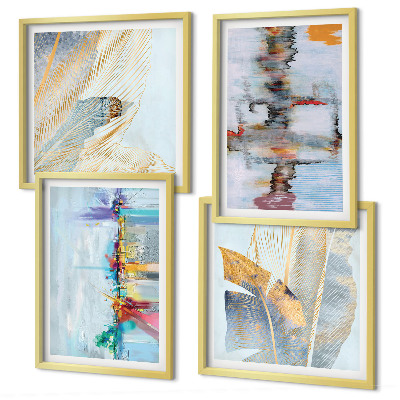 Composição de quadros Composições de pintura abstrata