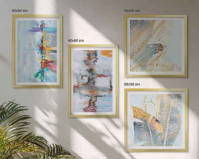 Composição de quadros Composições de pintura abstrata