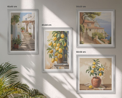 Composição de quadros Lemon Streets, Sea View