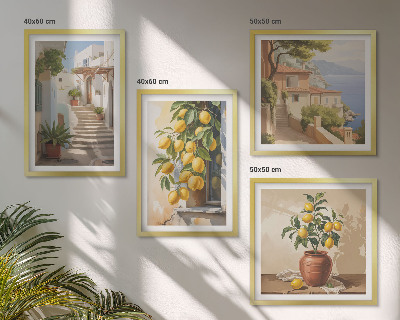 Composição de quadros Lemon Streets, Sea View