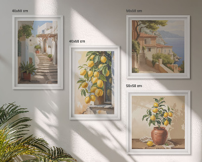 Composição de quadros Lemon Streets, Sea View