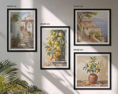 Composição de quadros Lemon Streets, Sea View