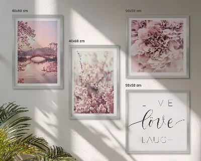 Políptico com moldura tema Ponte das Flores inspiração para a vida