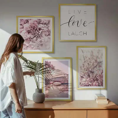 Políptico com moldura tema Ponte das Flores inspiração para a vida