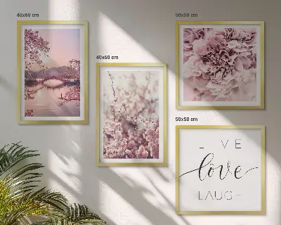 Políptico com moldura tema Ponte das Flores inspiração para a vida
