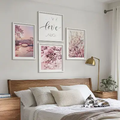 Políptico com moldura tema Ponte das Flores inspiração para a vida
