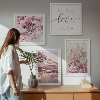 Políptico com moldura tema Ponte das Flores inspiração para a vida