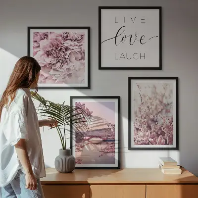 Políptico com moldura tema Ponte das Flores inspiração para a vida