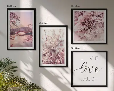 Políptico com moldura tema Ponte das Flores inspiração para a vida