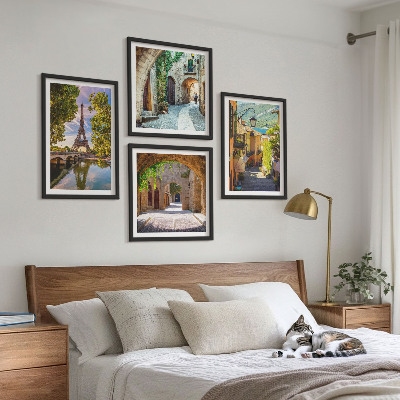 Composição de quadros Arquitetura das ruas de Eiffel