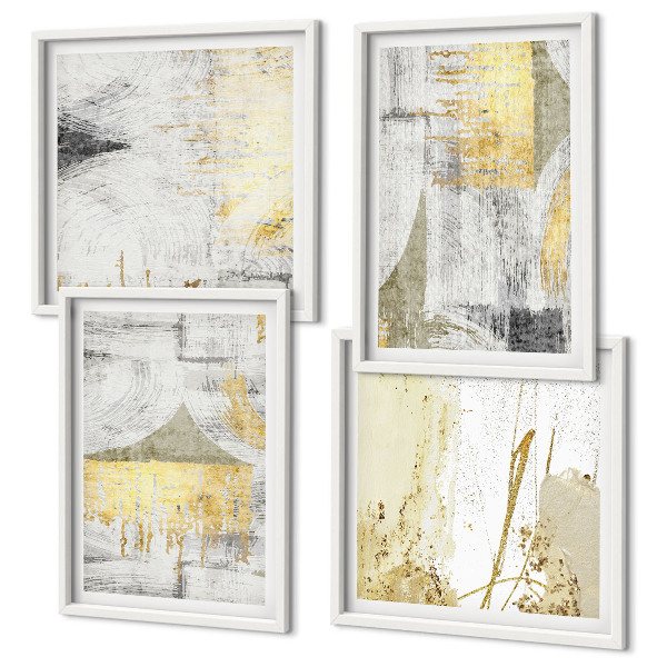 Composição de quadros Padrões minimalistas abstratos