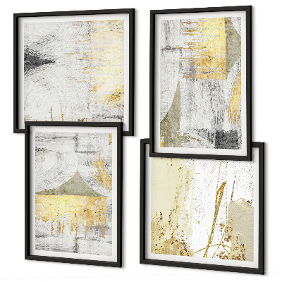 Composição de quadros Padrões minimalistas abstratos