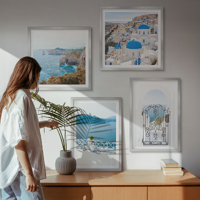 Composição de quadros Arquitetura marítima da Grécia