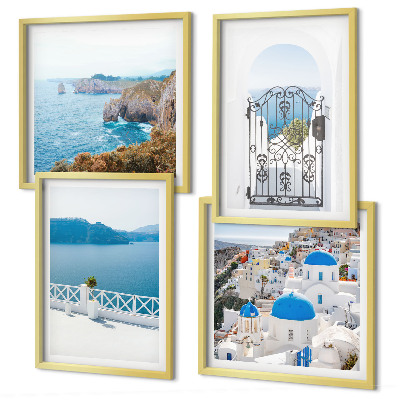 Composição de quadros Arquitetura marítima da Grécia
