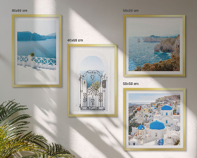 Composição de quadros Arquitetura marítima da Grécia